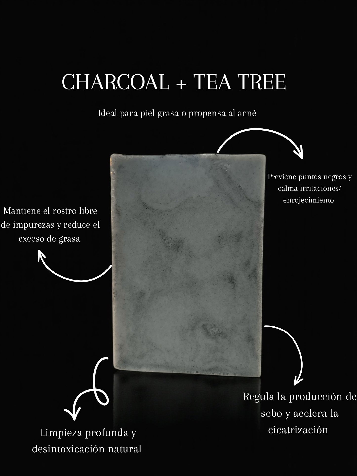 Charcoal + Tea Tree Medicinal Soap